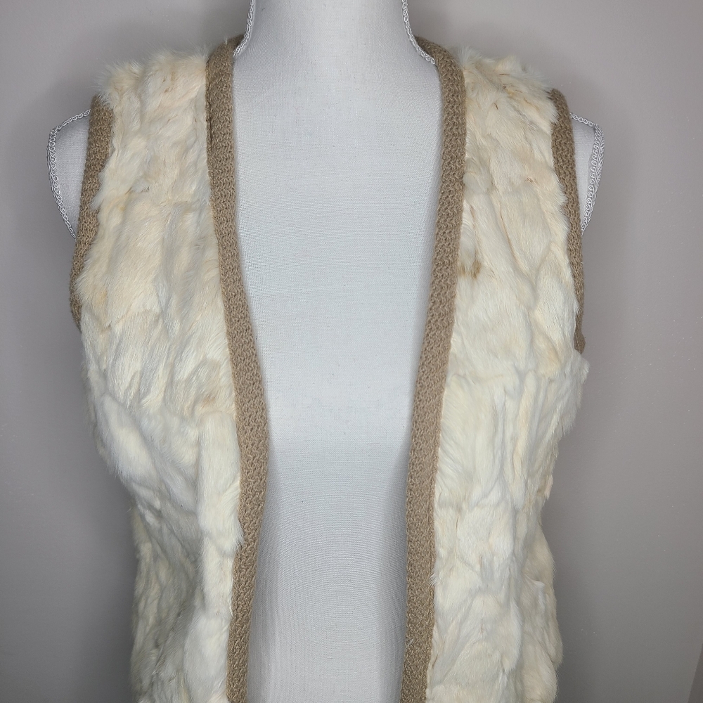 Vintage Rabbit Fur Vest - Picture 4 of 7